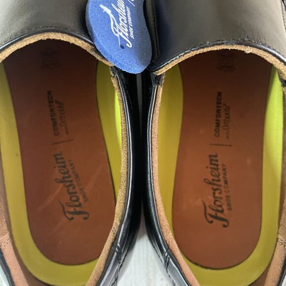 Florsheim MIDTOWN MOC SLP Men’s Size 12.5B Black 12137-001 Slip On Leather Shoes main image 7